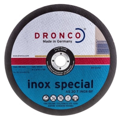 Отрезной круг 230*2.2*22 по нерж. Dronco Special Inox