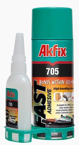 Клей Akfix 705 (50гр.+200мл. аэрозоль)