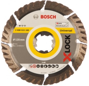 Алмазный отрез.круг 125*22 Bosch X-LOCK