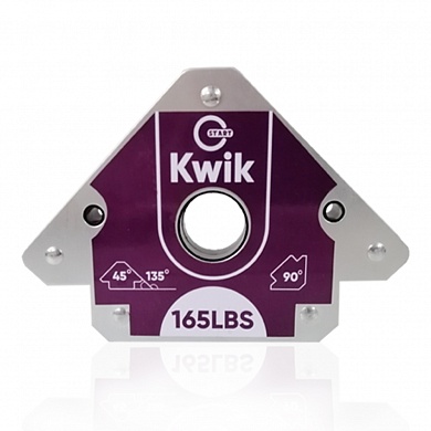 Магнитный держатель Kwik 165 LBSуглы удерживания: 45°, 90°, 135° Усилие на отрыв: 75кг