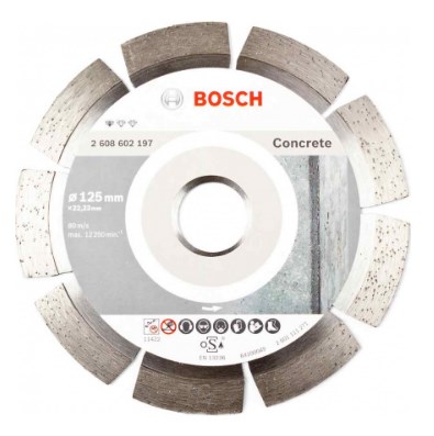 Алмазный отрез.круг 125*22 Bosch бетон