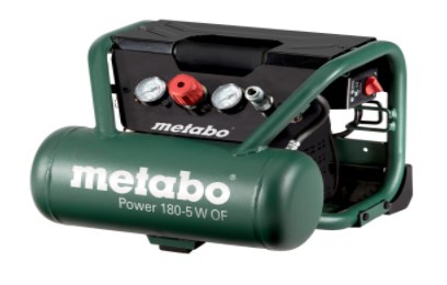 Компрессор Metabo Power 180-5 W OF безмасл.1.1кВт,5л,90/м