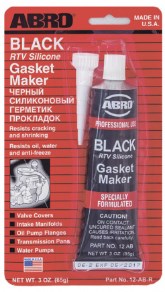 Герметик прокладка Abro черная 85г. (260 градусов)