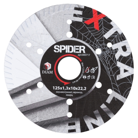 Алмазный отрез.круг 125*1,3*10*22 DIAM Spider