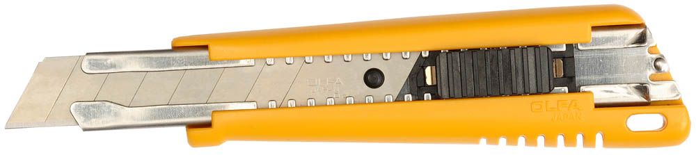 Нож с сегментированным лезвием 18мм OLFA OL-EXL авто. фиксатор